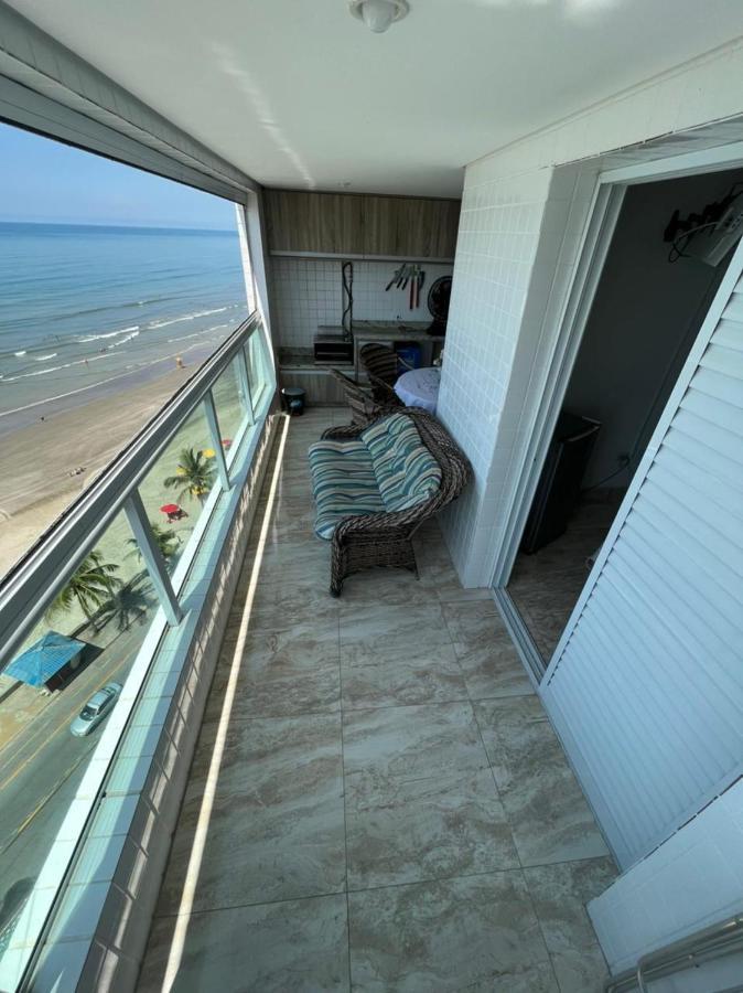 Mongagua Com Vista Para O Mar Pe Na Areia Экстерьер фото